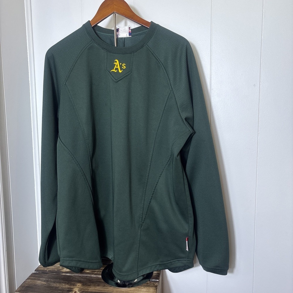 Oakland Athletics Majestic Athletic Authentic Collection Therma Base Pullover